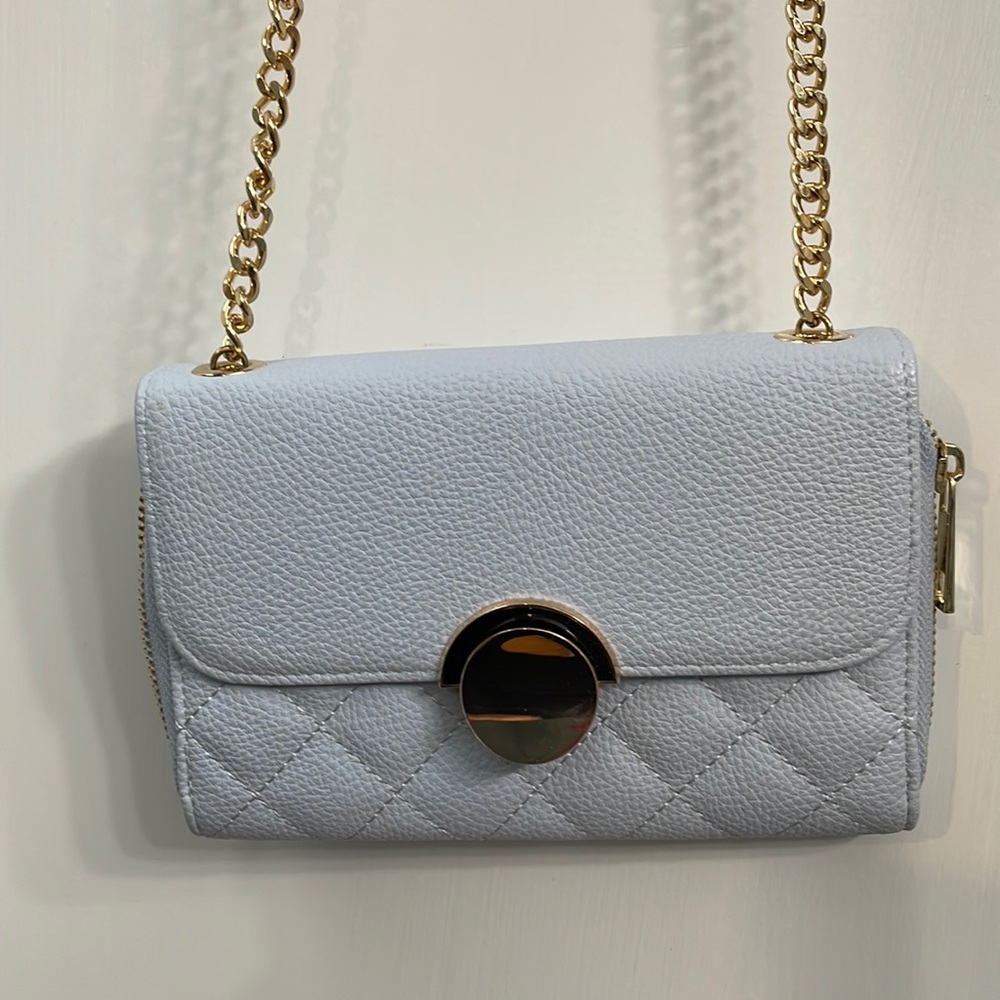 New never used lt blue bag